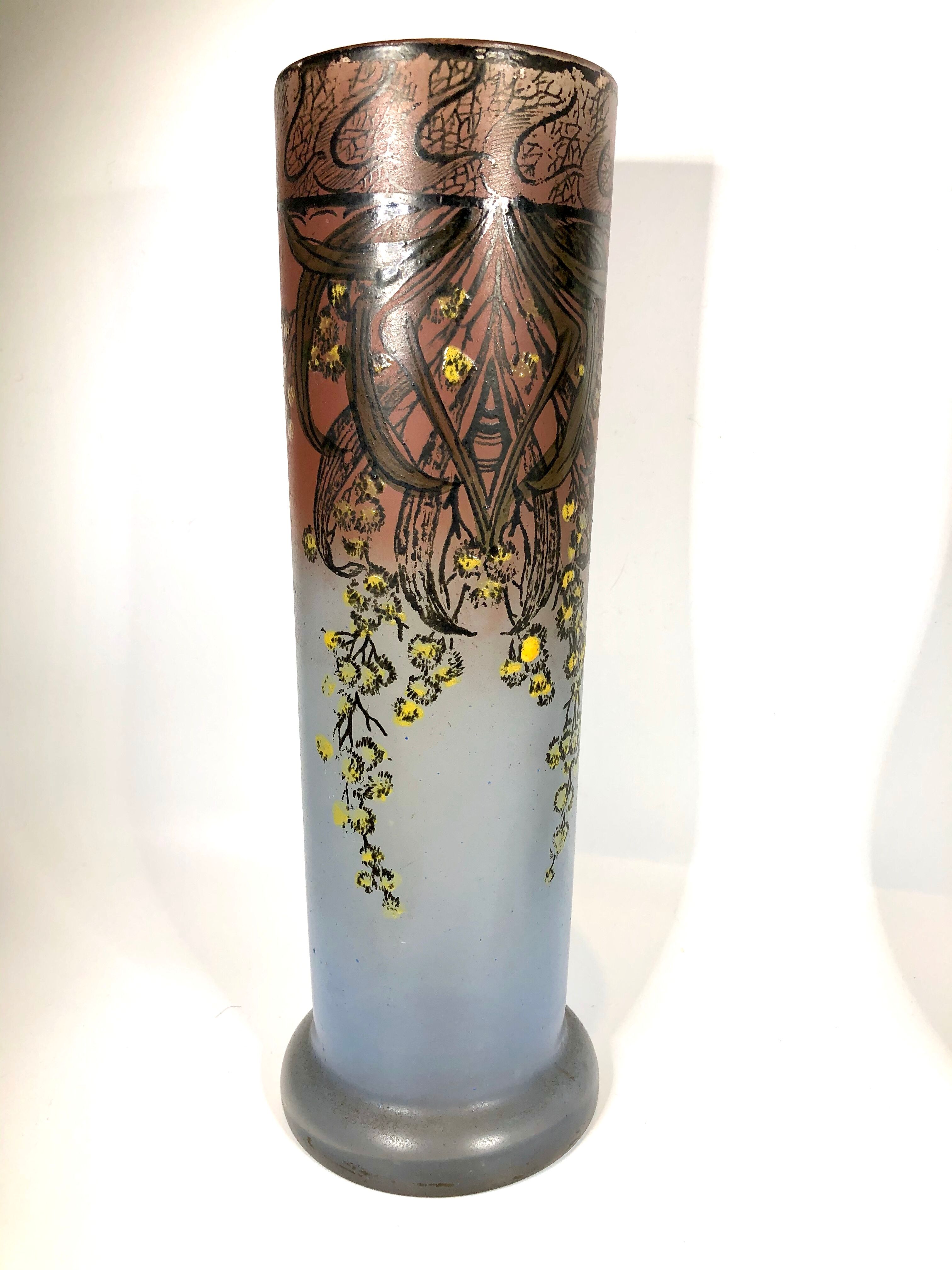 Pairs of art nouveau vase Legras