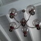 Chandelier art deco 5 globes