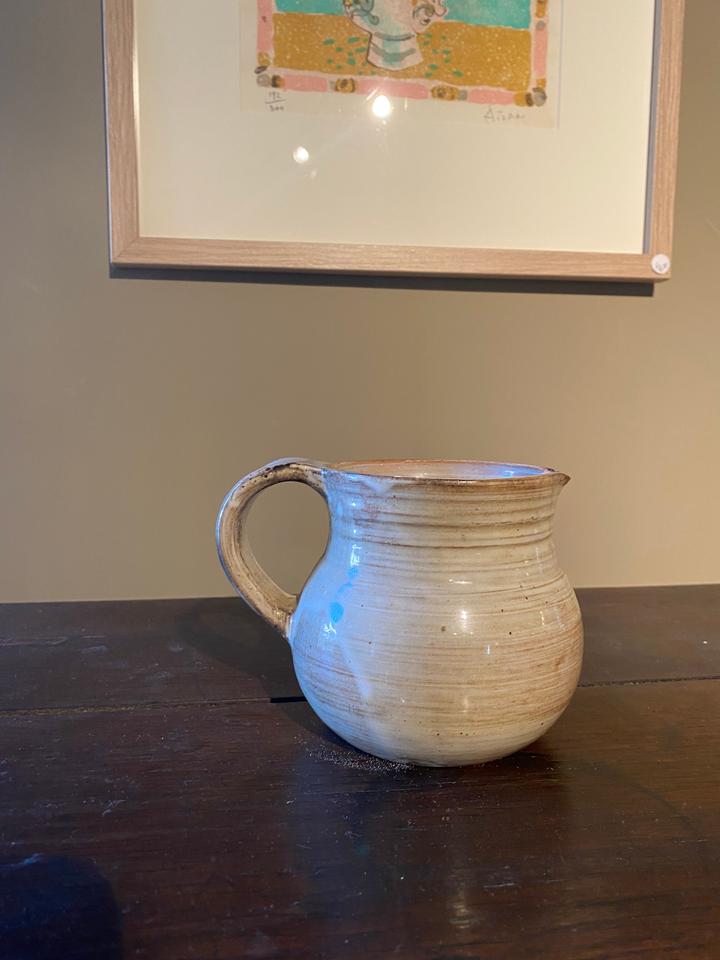 Ceramic jug jacques pouchain atelier dieulefit