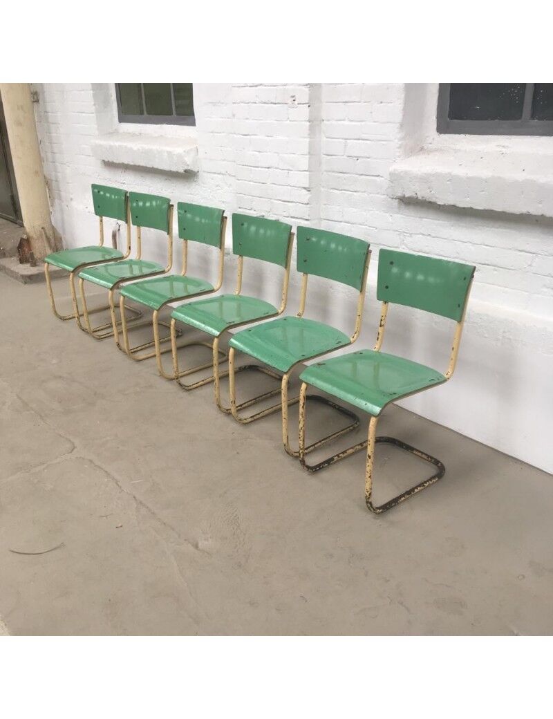 Vintage chair for kovona tubular steel 1960