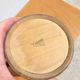 Vintage wooden turned thermos bottle signed T. Ergök