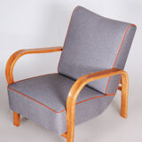 Art Deco Armchair made in 1930s Czechia. Beech. designed by Koželka and Kropáček