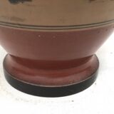 Reproduction of a Greek Attic-style black-figure vase depicting warriors