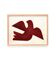 Peinture original sur papier  "Bird" signée Eawy