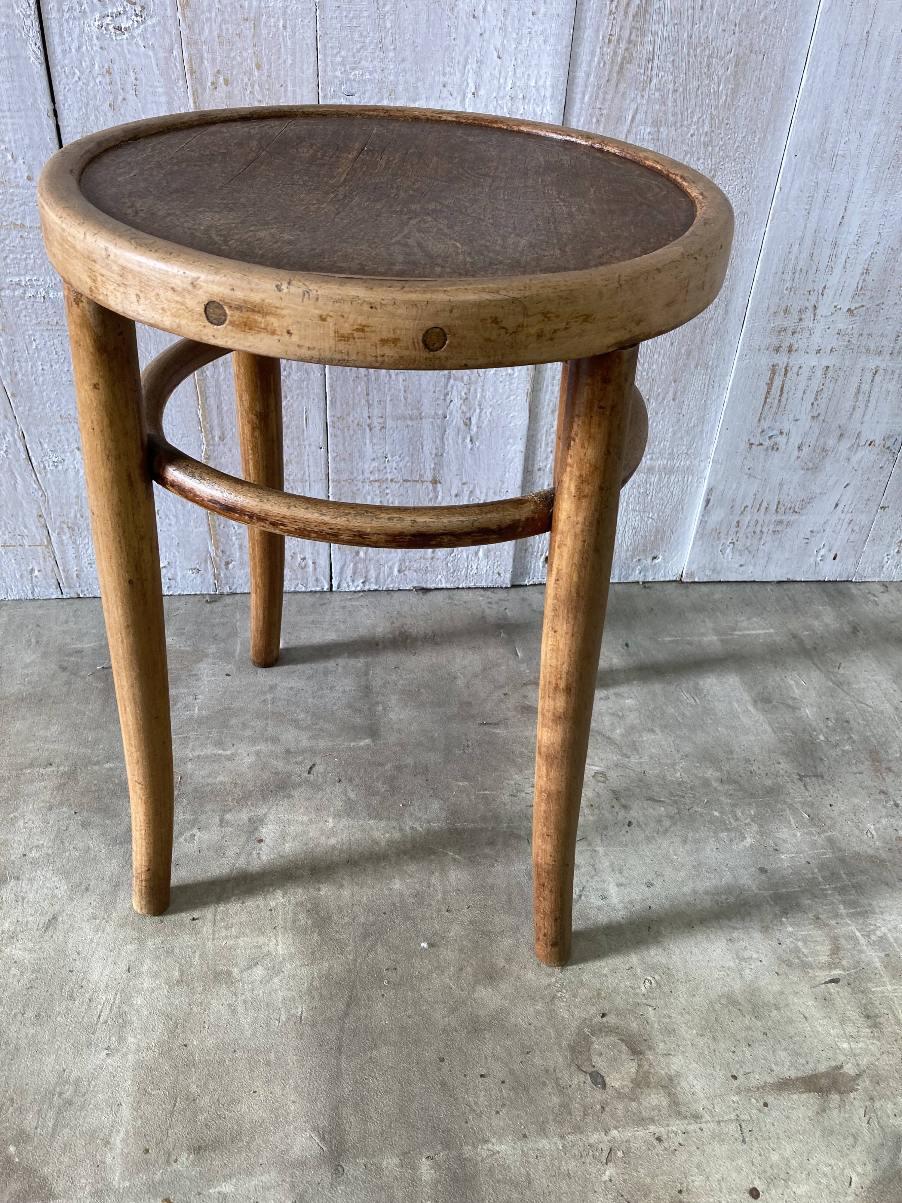 Vintage bentwood stool
