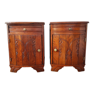 paire de tables de chevet