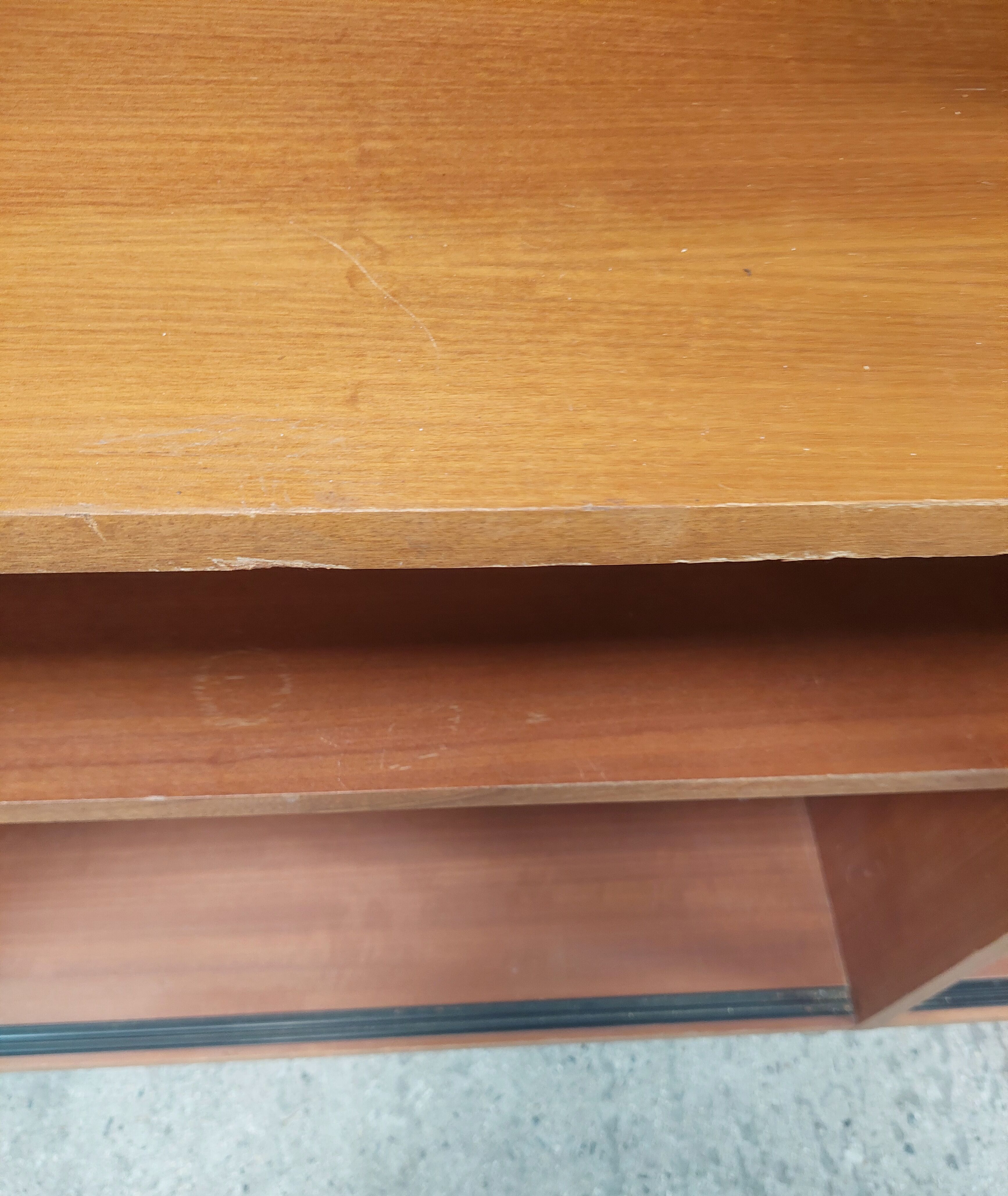 Bookcase in 2 parts vintage