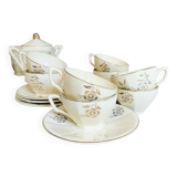 Digoin fine porcelain coffee service