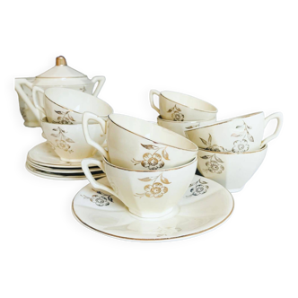 Digoin fine porcelain coffee service