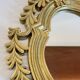 MIROIR Vintage Doré Style ROCAILLE