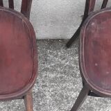 Baumann bistro chairs, 1950s. (Set of 4)
