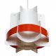 Plastic sheet pendant light by Quality System. Denmark 1970s