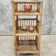 Vintage bamboo rack etagere