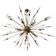 Ceiling lamp in Murano glass sputnik