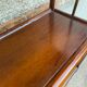 Vintage rattan bookcase shelf 70s