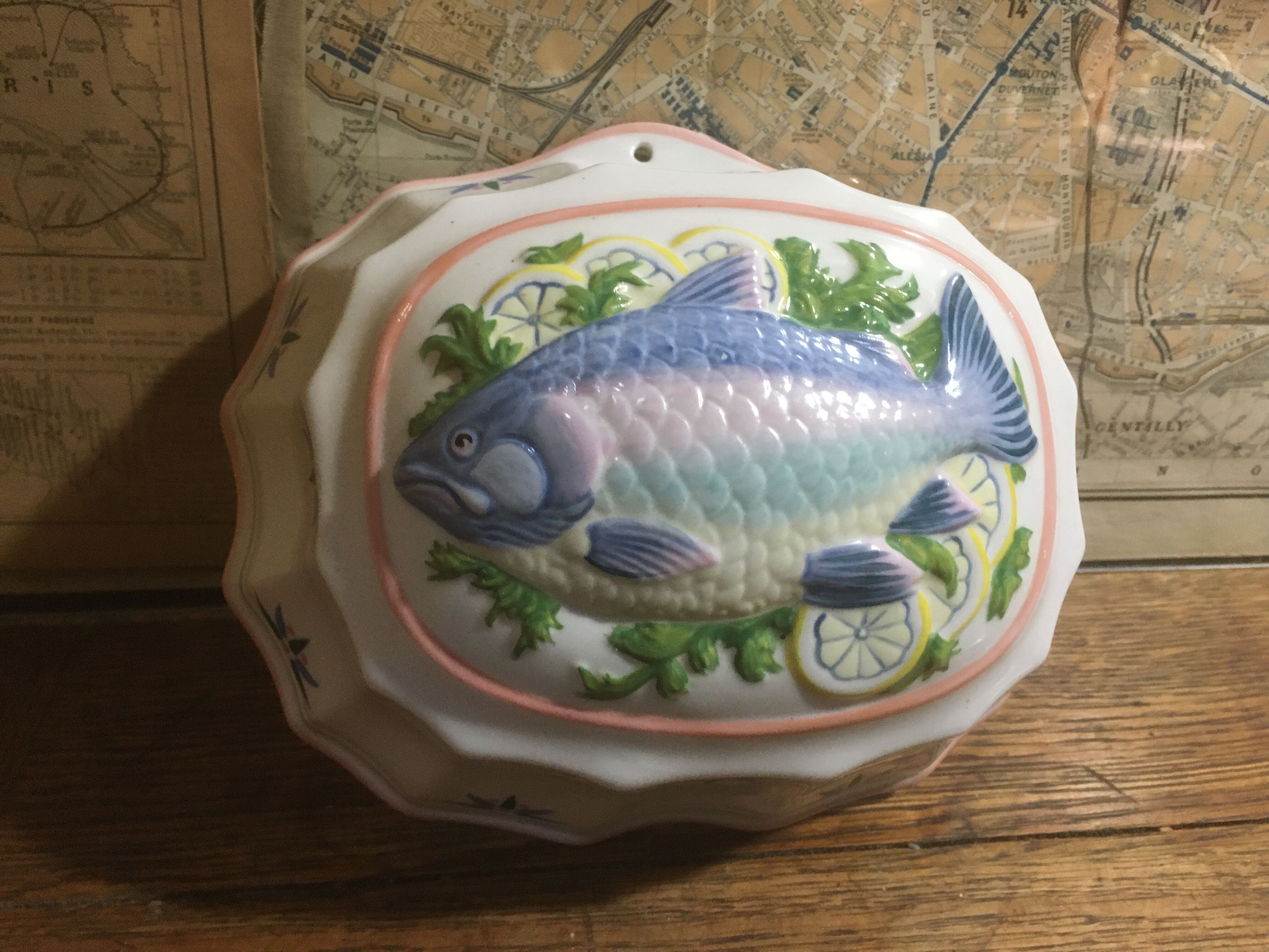 Decorative jelly mold "the blue cord"