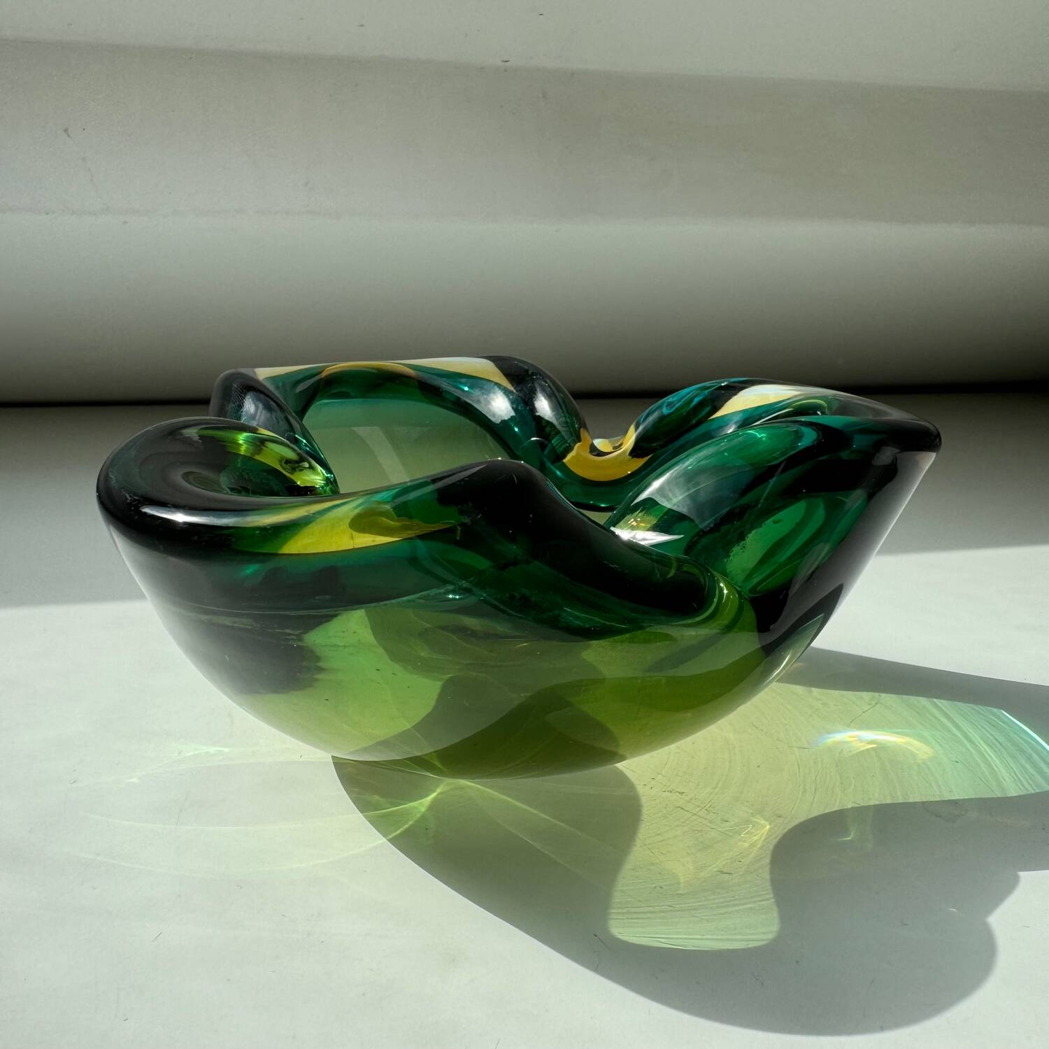Coupe à bijoux en verre de Murano Cedenese