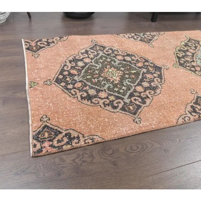 Turkish Oushak Wool Runner 78x286