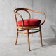 Model armchair 712, curved wood seated j.J.Kohn
