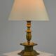 Solid Brass Table Lamp by Oscar Antonssons for Ystad-Metall, Sweden, 1940s