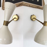 Wall lamps in the style of Italian creations of the 50s