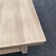 Table à manger de ferme rénovée en chêne brut du XXème 180cm avec tiroir