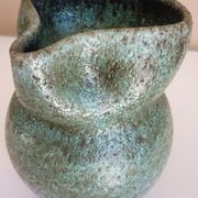 Zoomorphic pitcher in fat lava ceramic, signed Accolay, 1960s/1970s