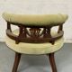 Fauteuil empire velours vert ancien