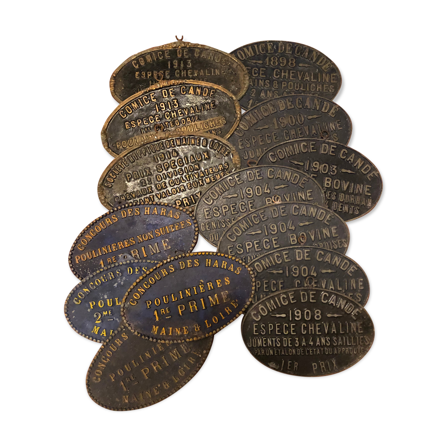 Agricultural competition plates