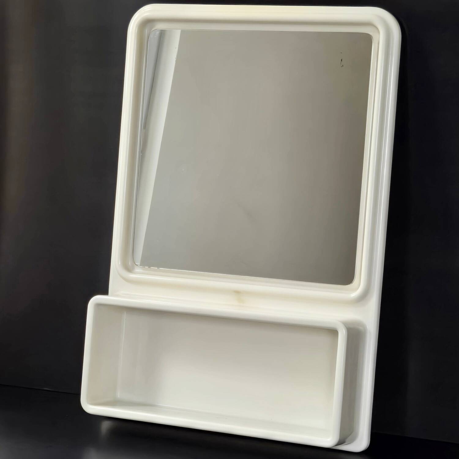 Vintage 1960s mirror shelf