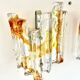 JT Kalmar paire d appliques verre , 1970