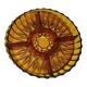 Glass compartmentalized dish