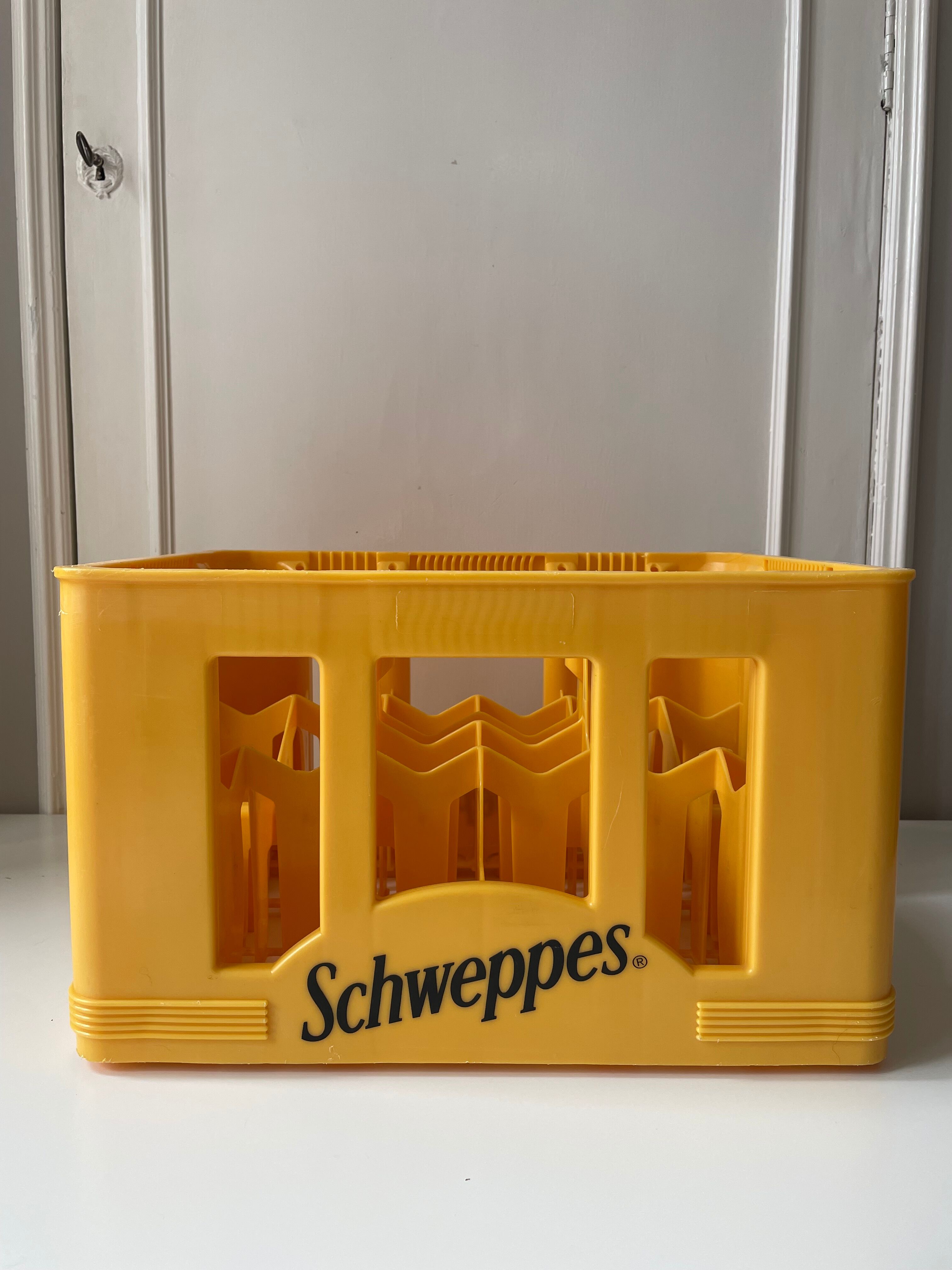 Caisse porte bouteilles Schweppes
