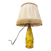 Old small glass paste lamp