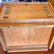 Argentier for cutlery Christofle Ercuis 186 art deco pieces in oak