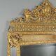 Large antique gilded metal mirror, 19th century