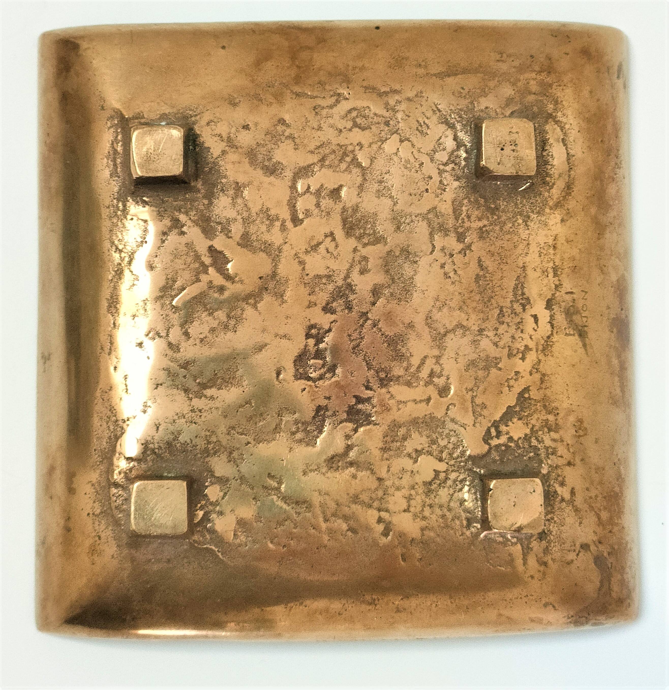 Jacques Lauterbach gilded bronze pocket emptier from the 70s