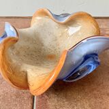 Vintage Blue Glass Bowl