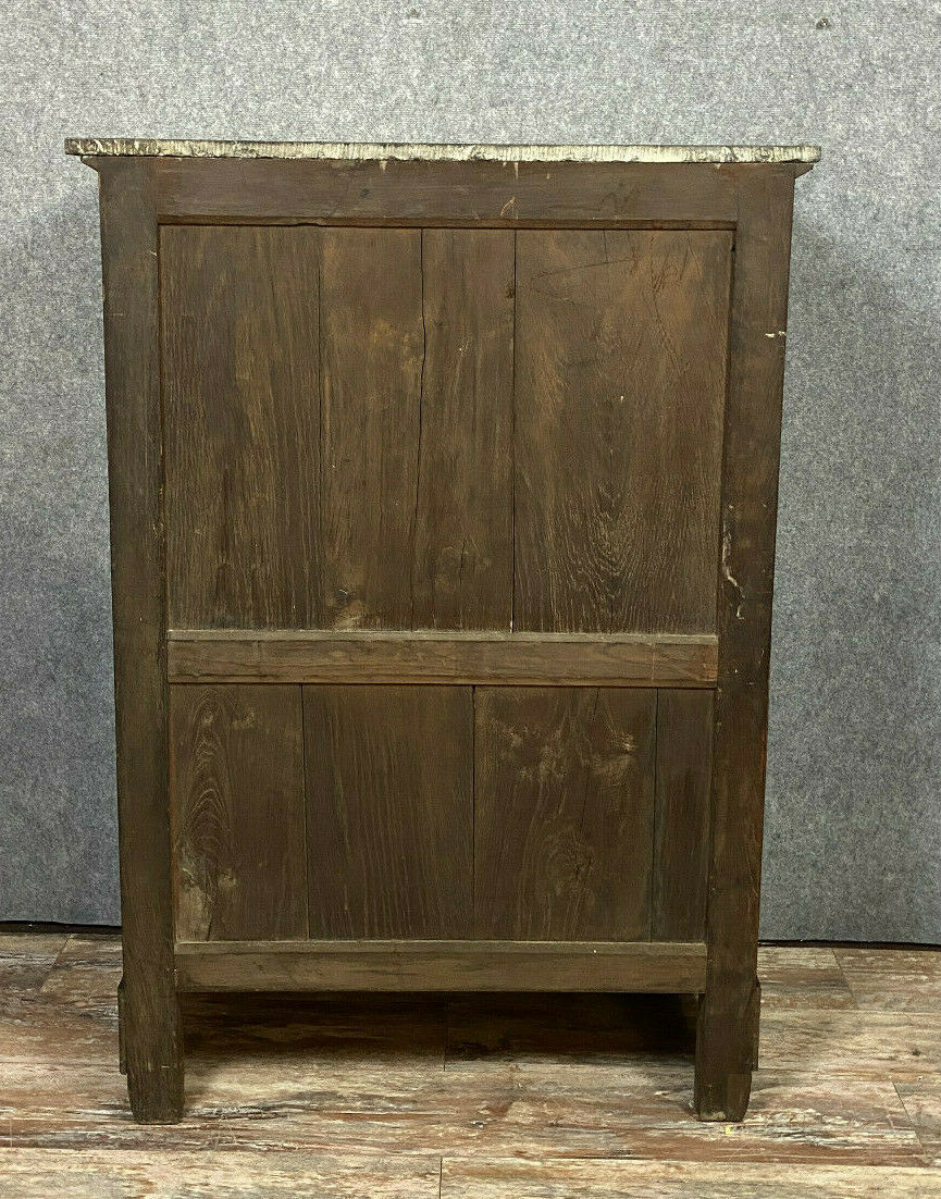 Secretary empire era in mahogany flamed around 1810