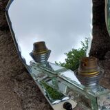 Pair of Murano mirror wall lights from the 50s
