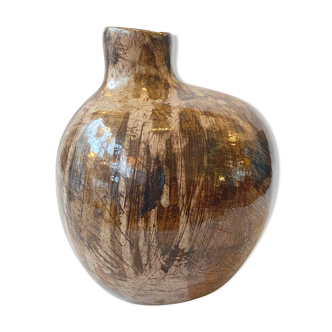 Free-form contemporary ceramic vase
