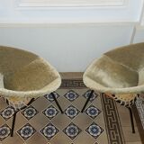 Pair of armcchairs Circle Salamanca Lusch Erzeugnis for Lusch & Co