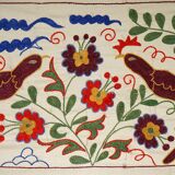 Vintage Turkish hand-knotted rug 44x96 cm