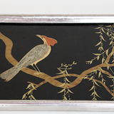 Tea tray the bird