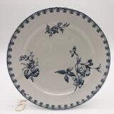 6 Dessert plates "Sarreguemines" Vega model