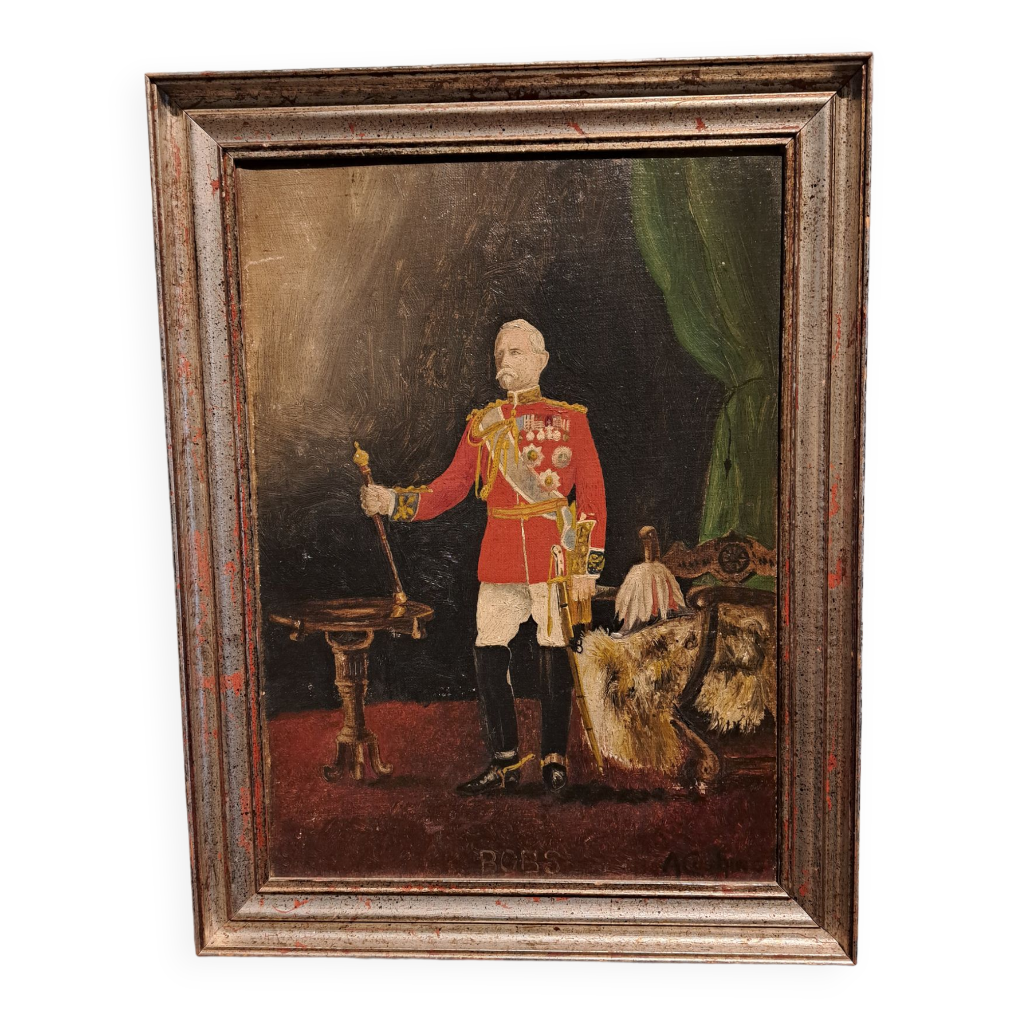 Painting of an English Officer