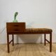 Teak telephone bench, Denmark 1960