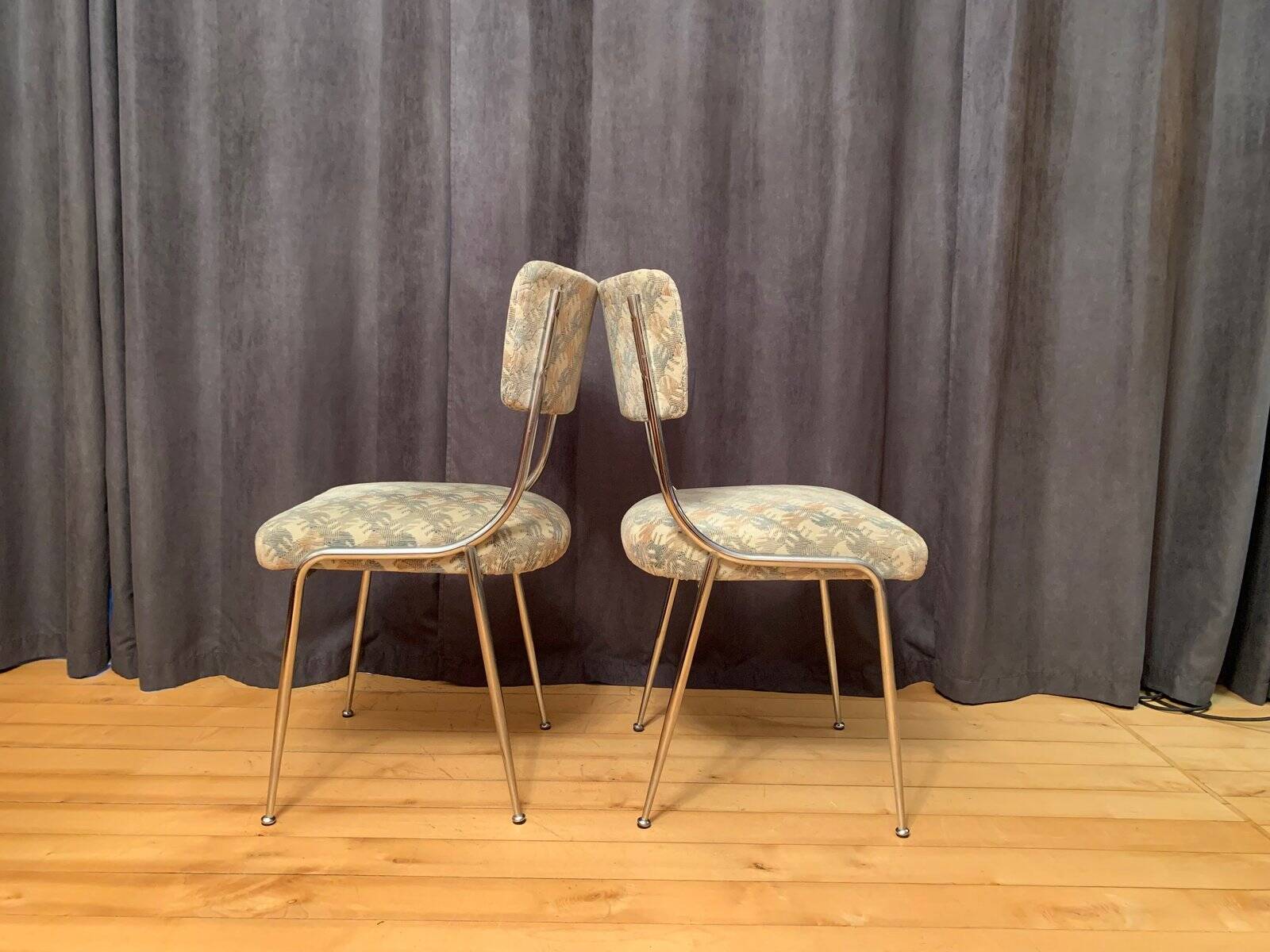Set of vintage Italian chairs, 1950s