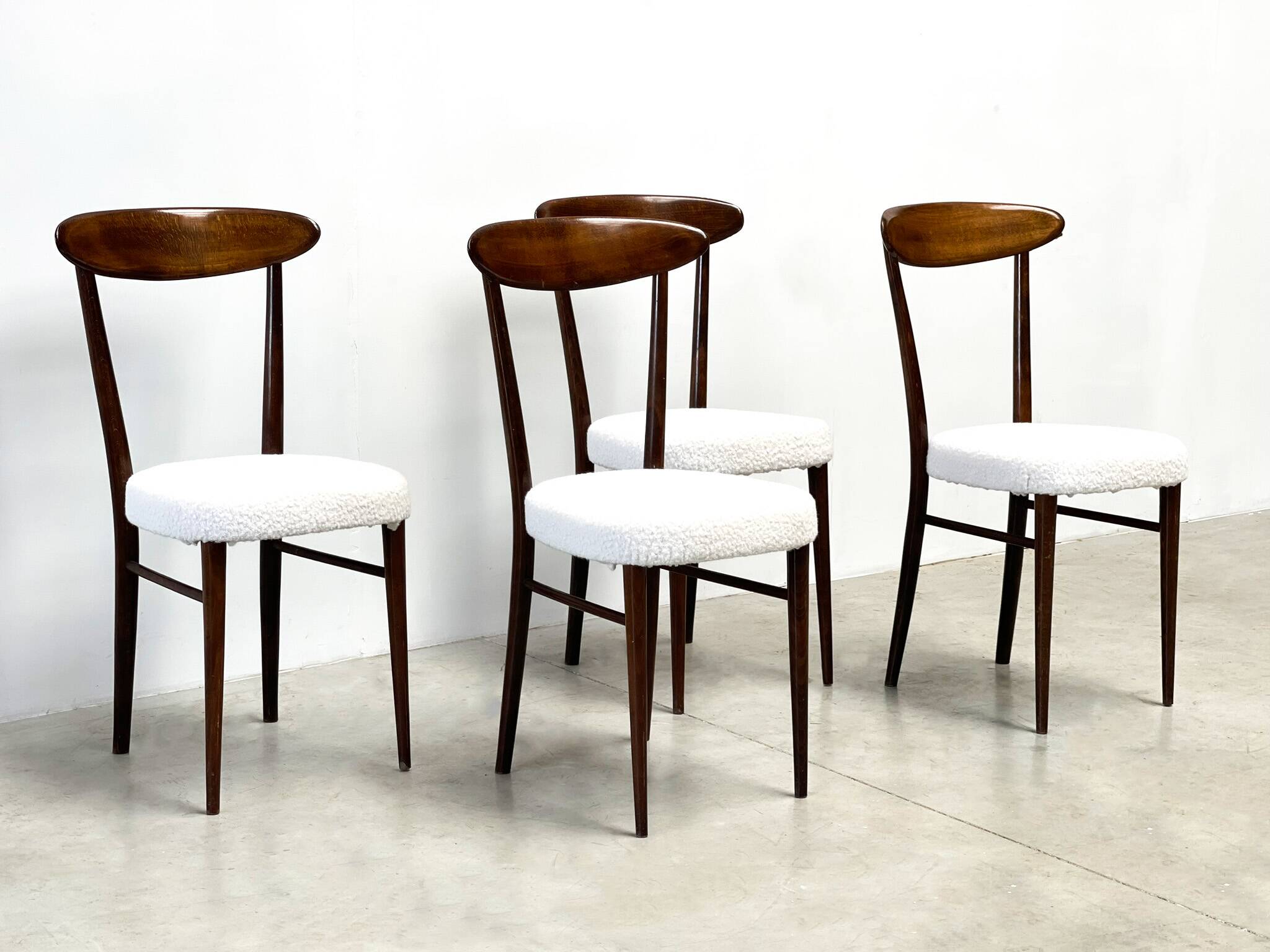 Vintage italian dining chairs, 1960s