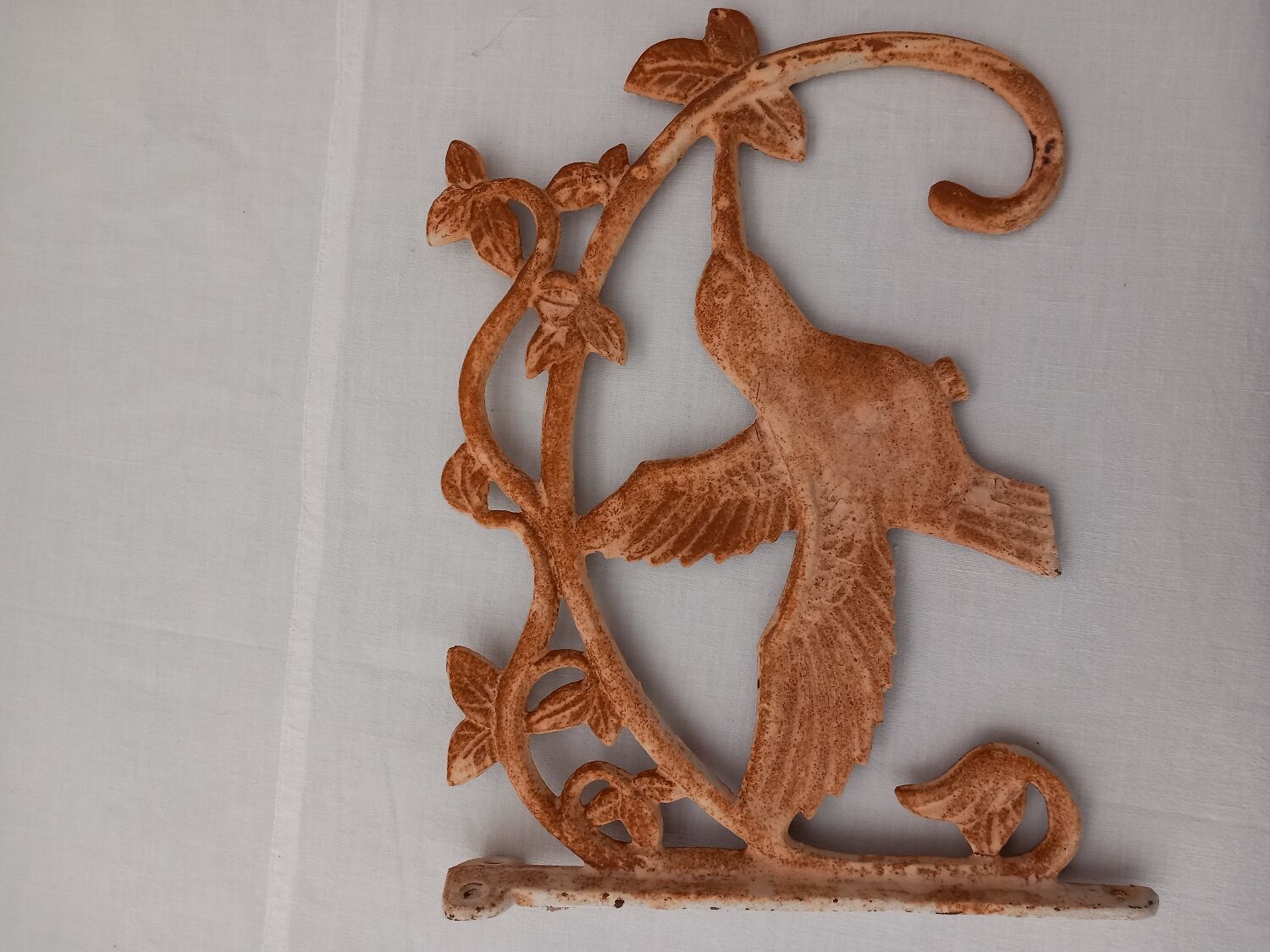 Lot de 3 jolies patères en fonte